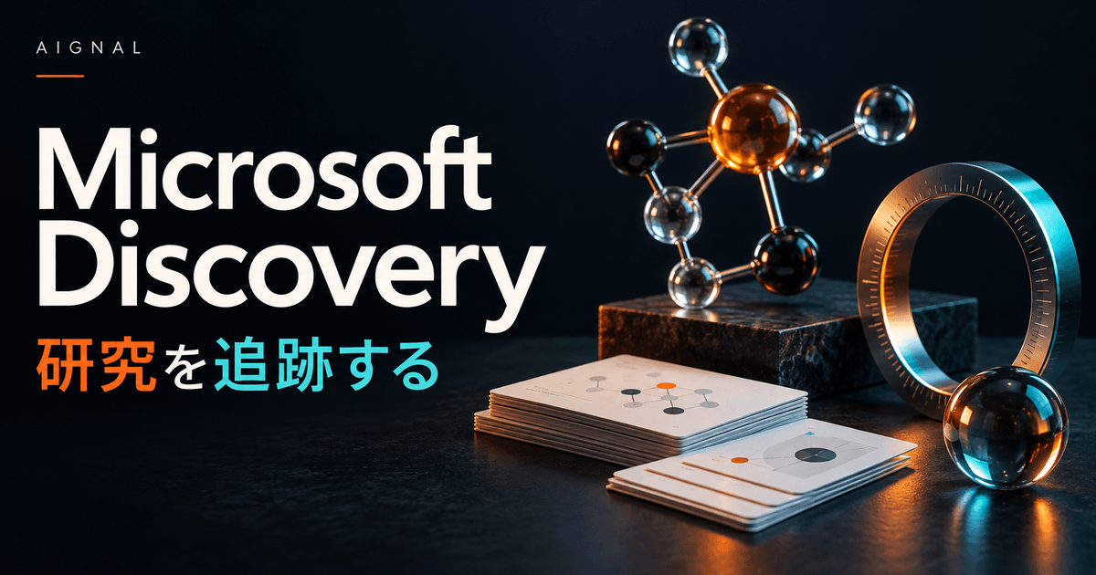 Microsoft Discovery研究運用ガイドのイメージ